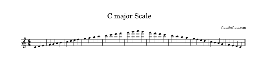 c on flute