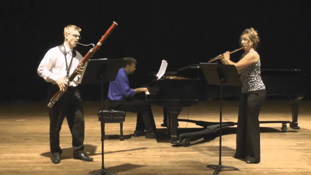 Flute bassoon piano repertoire