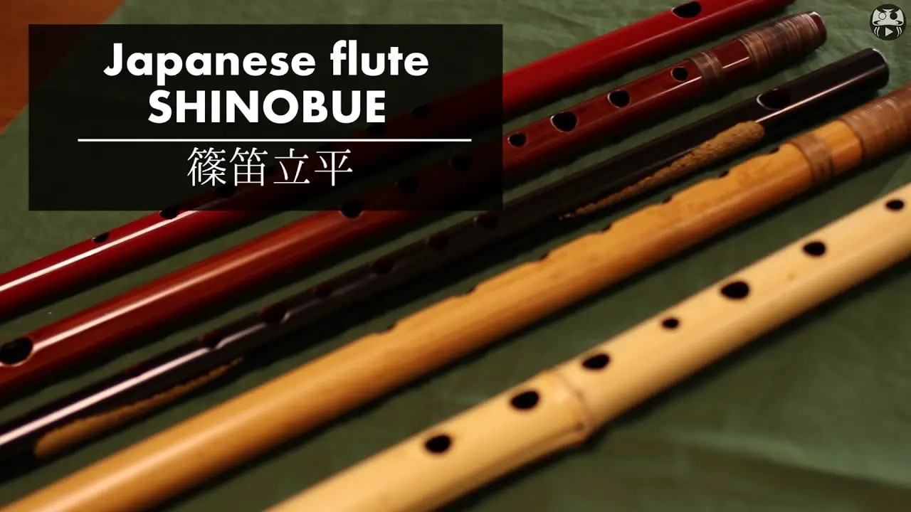 Japanese bamboo flute making