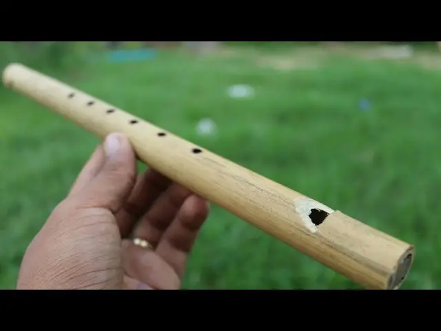 How does a bamboo flute work